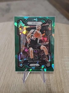 2023-24 Prizm Green Ice Manu Ginobli - Picture 1 of 2