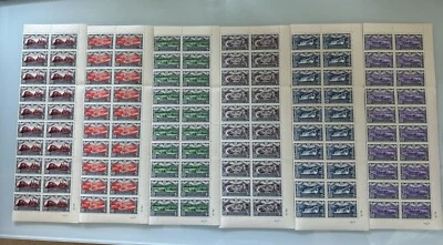 egypt stamp- 1959 Transportation And Communication 20 Sets MNH 120 Stamps - Image 1 of 4