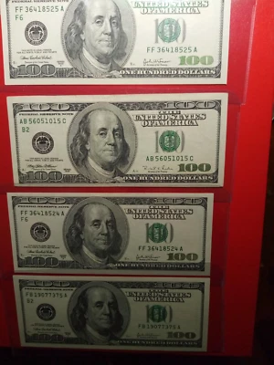 100 dollar bill us paper money - Image 1 of 4