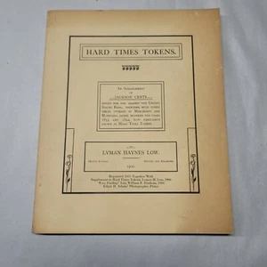 Hard Times Tokens Jackson Cents Buch Lyman Haynes Low 1955 Nachdruck - Bild 1 von 8