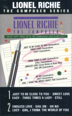 Lionel Richie Great Love Songs With The Commodores & Diana Ross Cassette 1986 Foto 1 de 2