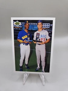 Ken Griffey Jr. Ryne Sandberg 1991 Upper Deck Final Edition #79F Mariners Cubs - Picture 1 of 2