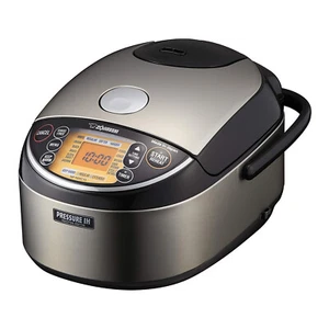 Zojirushi NP-NWC10XB Pressure Induction Heating Rice Cooker and Warmer Black - Picture 1 of 4