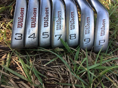 WILSON Staff FS Fat Shaft  R-Flex Graphite 3-PW Golf Iron Set RH (no IRON 6) - Image 1 of 4