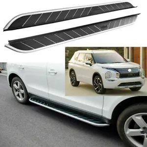 Fits for Mitsubishi Outlander 2022-2024 Running Board Side Step Nerf Bar Stairs - Picture 1 of 8