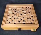 Vintage 1970 Brio of Sweden Labyrinth Wooden Tilt Maze Game With Ball