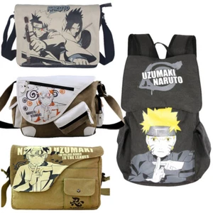 Anime Uzumaki Canvas Messenger Bag Shoulder Bag Satchel Kid Boruto Backpack Bag - Picture 1 of 15