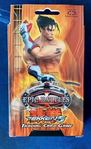 Tekken 5 Epic Battles Trading Card Game Starter Deck Set - 60 Cards TCG CCG 2006 - Picture 1 of 4
