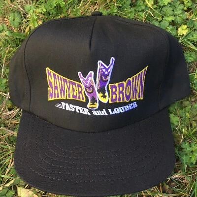 Sawyer Brown Hat Vtg 1995 Tour Splinter Faster Louder Snapback 90s Country Music - Image 1 of 4