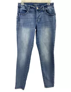 Maurices Jeans Damen Größe M Short Mid Rise Medium Wash Denim Skinny Stretch - Bild 1 von 10