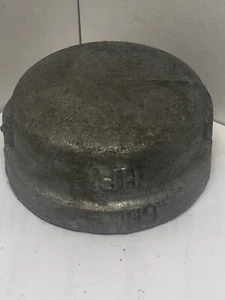 1 1/2" Galvanized Pipe Cap- Gal Pipe Cap 1 1/2 " Cap  FNPT- 1.5" SHIPS FREE !! - Picture 1 of 1