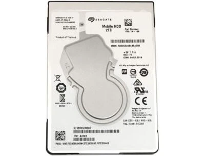Seagate Mobile 2TB 2.5 in. 128MB Cache SATA 6Gb/s  HDD Slim (ST2000LM007) - Image 1 of 4