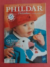 Catalogue Phildar Création Layette Hiver 1997/98 35 Modèles Port gratuit 