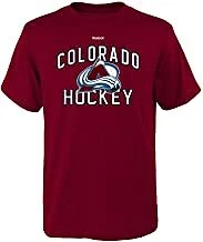 Outerstuff NHL Open Net Short Sleeve Tee, Garnet, Youth Boys Large(14-16) Cover