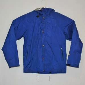 Vtg The North Face GoreTex Blue Windbreaker Sz Medium Made USA Black/White Label - Picture 1 of 12