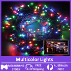 Solar Fairy String Lights 100/200/500 Led Outdoor Garden Christmas Party Decor
