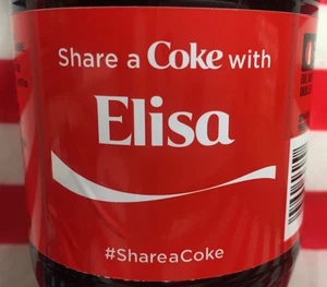 Share A Coke With Elisa Limited Edition Coca Cola Flasche 2015 USA - Bild 1 von 4
