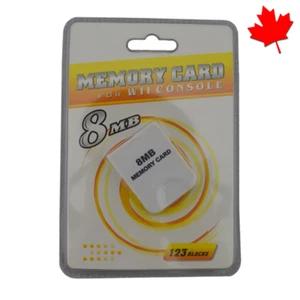 8mb Memory Card for Nintendo Wii and Nintendo GameCube - Picture 1 of 2