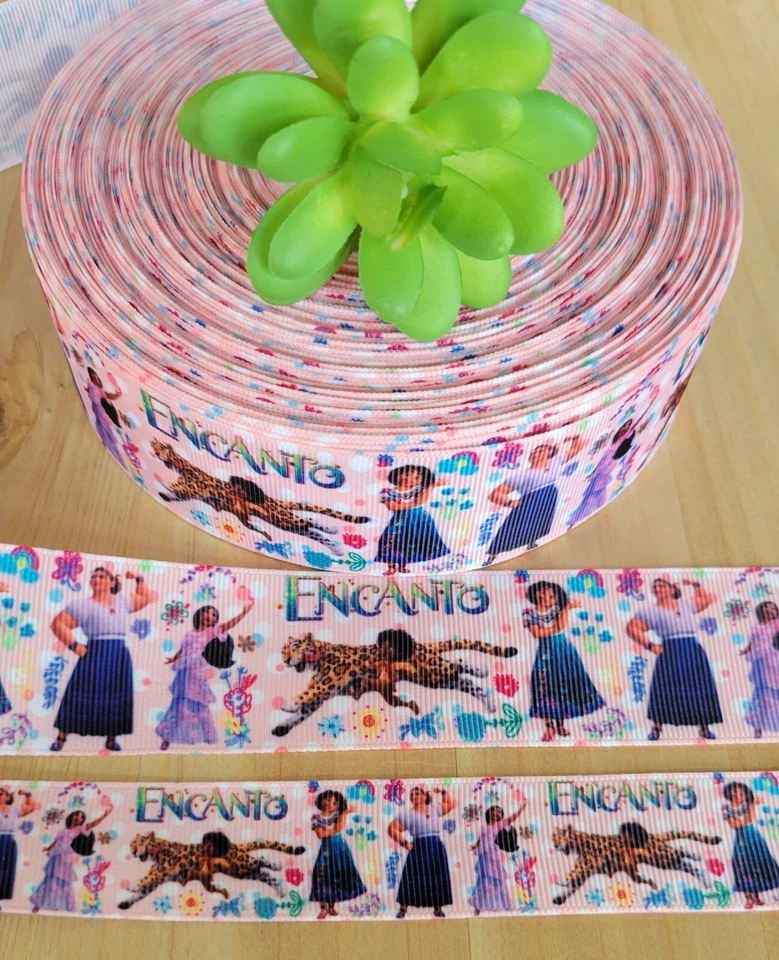 1 & 1.5" (1 YD) Encanto Grosgrain Ribbon Encanto Movie Hair Bow Ribbon - Image 1 of 1