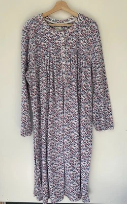 Aria Nightgown 4X Multicolor Soft Stretch Feminine Warm Long - Image 1 of 4