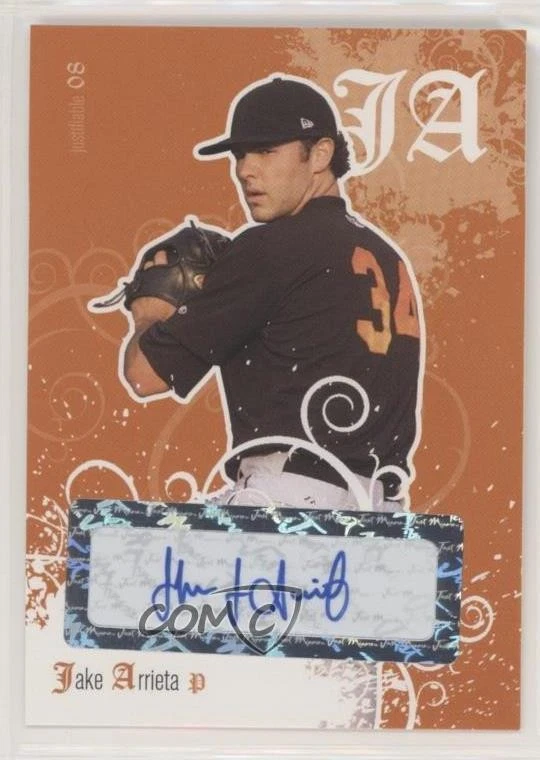 2008 Just Minors Justifiable Auto Jake Arrieta #JF-04 Auto - Image 1 of 2