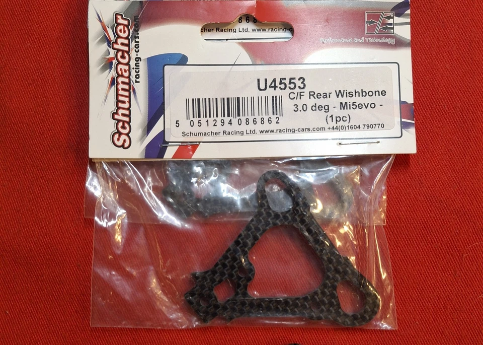 Задний рычаг подвески Schumacher MI5 Evo U4553 - Изображение 1 из 1