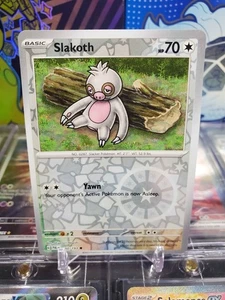Slakoth 160/193 Reverse Holo Common Pokemon TCG S&V Paldea Evolved - Foto 1 di 2