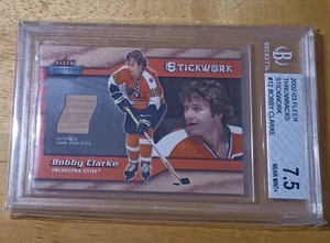 2002-03 Fleer Throwbacks Stickwork #12 Bobby Clarke Graded 7.5 Beckett HOF - Picture 1 of 4