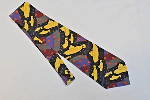 Beatles gelbe U-Boot Seidenkrawatte von Manhattan Menswear Group - Bild 1 von 7