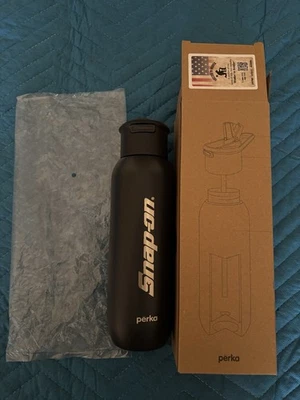 garrafa de água promocional snap-on tools 20 oz preta colecionável - Imagem 1 de 2
