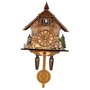 Elegant, Traditional, Decorative, Wooden Painted Modern Wall Clock Type 1 - Picture 1 of 8