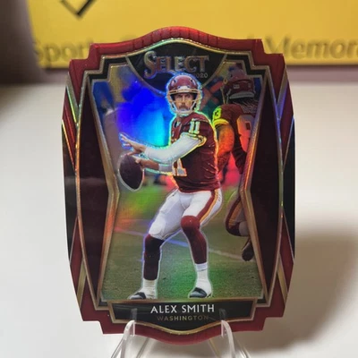 2020 Panini Select - Premier Level Alex Smith #120 Maroon Prizm Die-Cut - Image 1 of 3
