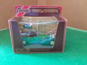 MATCHBOX MODELS OF YESTERDAY Y-1 7 1938 HISPANO SUIZA SCALE 1:48 VGC - Picture 1 of 4