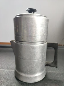 Vintage Comet Top Tropf Kaffeekanne "The Popular Aluminium" 7 Tassen Manuelle Maschine USA - Bild 1 von 8