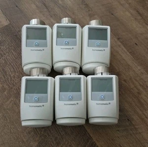 6er Pack Homematic IP eQ-3 Funk-Heizkörper Thermostat HmIP-eTRV-2 mit Batterien - Bild 1 von 2