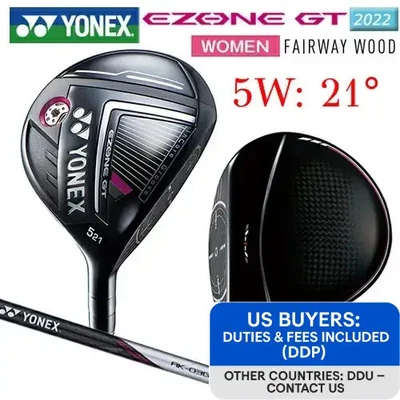 Ladies Yonex EZONE GT 2022 5W 21° Fairway Wood L-Flex RK-03GT w/Headcover - Image 1 of 4