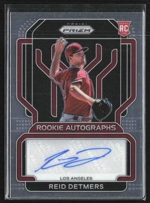Reid Detmers 2022 Panini Prizm RC Auto #RA-RD Los Angeles Angels - Image 1 of 2