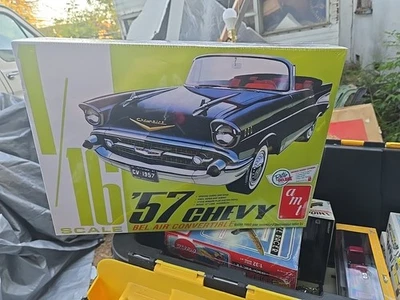 AMT 1957 Chevy Bel Air Convertible Model Car Kit - Sealed Mint Condition 1159  - Image 1 of 4