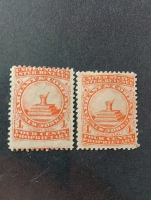 U.S.A MATCH AND MEDICINE STAMPS SCOTT RS241b&d. - Image 1 of 2