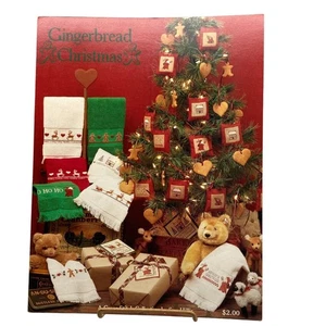 Vintage Cross Stitch Patterns, Gingerbread Christmas, Sue Hillis Designs 1987 - Picture 1 of 1