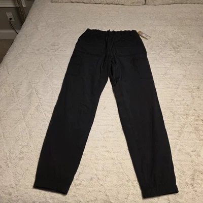 Nuevos Pantalones Eddie Bauer Forrados de Vellón Negros Para Mujer’s 8 Senderismo Aire Libre Naturaleza Camping Foto 1 de 4
