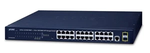 Item description PLANET GS-4210-24T2S. Switch type: Managed, Switch layer: L2. B - Picture 1 of 3