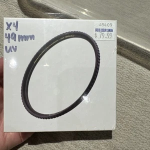 49mm X4 UV Filter MRC16, Schott B270, Nano Coatings, Ultra-Slim, Weather-Sealed - Picture 1 of 4