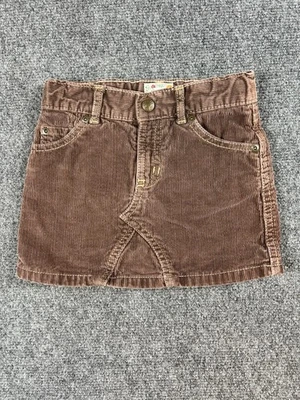 Old Navy Girls Corduroy Skirt Size 5Y Brown Casual Fall Winter Vintage Look - Image 1 of 4