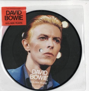 DAVID BOWIE Golden Years 7" PICTURE DISC 70s CLASSIC ROCK NEO SOUL - Picture 1 of 2