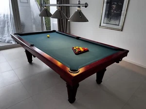 Pool-Billard, Henzgen, Mod. Regency 8 Pool, Rahmen Louis XVI, Tuch Simonis - Bild 1 von 6