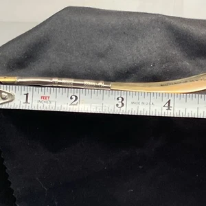 Antiker Abalone & Silber Dip Stift/Brieföffner 14K Feder, New York Souvenir - Bild 1 von 21