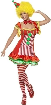 Ladies Circus Boo Boo The Clown Costume - Image 1 of 2