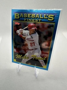 2024 Topps Finest Mike Trout Baseball’s Finest #93-8 Angels - Picture 1 of 2