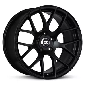 (1) 19x8.5 Enkei RAIJIN 5x114.3 +50 Black Paint Wheel - Picture 1 of 2